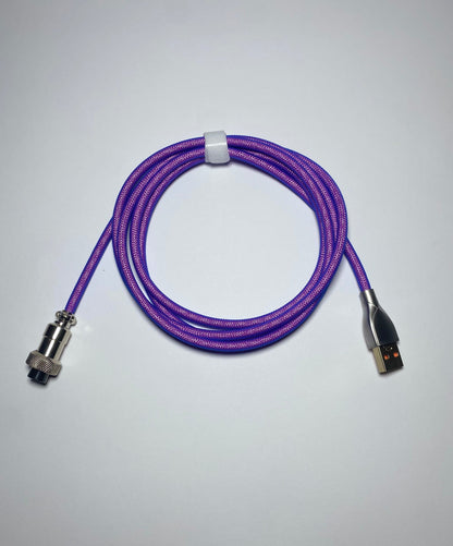 Purple Aviator Cable Type C for Keyboard