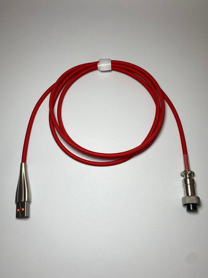 Red Aviator Cable Type C for Keyboard