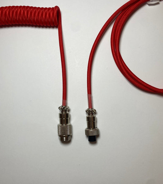 Red Aviator Cable Type C for Keyboard