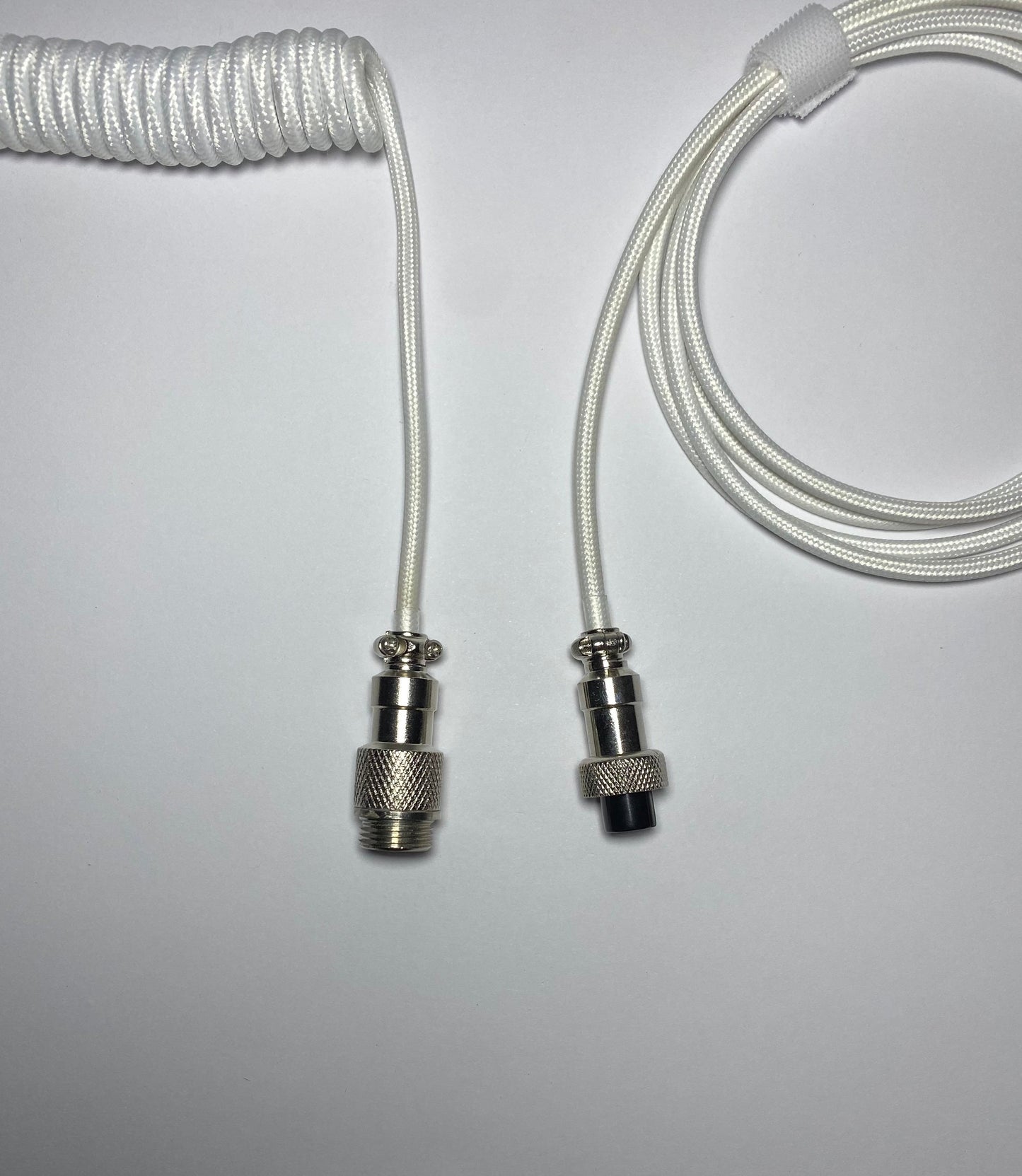 White Aviator Cable Type C for Keyboard